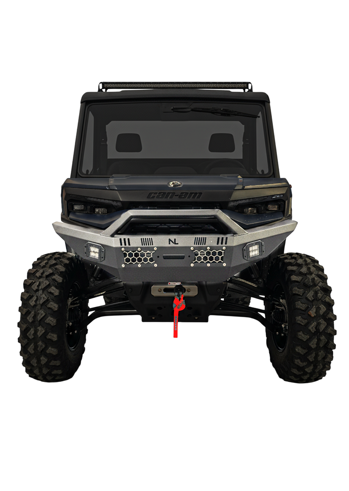 2026 Can-am Defender HD11 Front Winch Bumper with lights