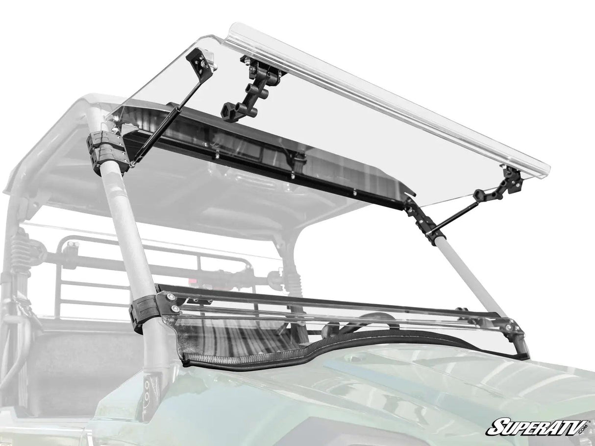 Kawasaki Mule Pro-MX Flip Windshield by Super ATV - AWESOMEOFFROAD.COM