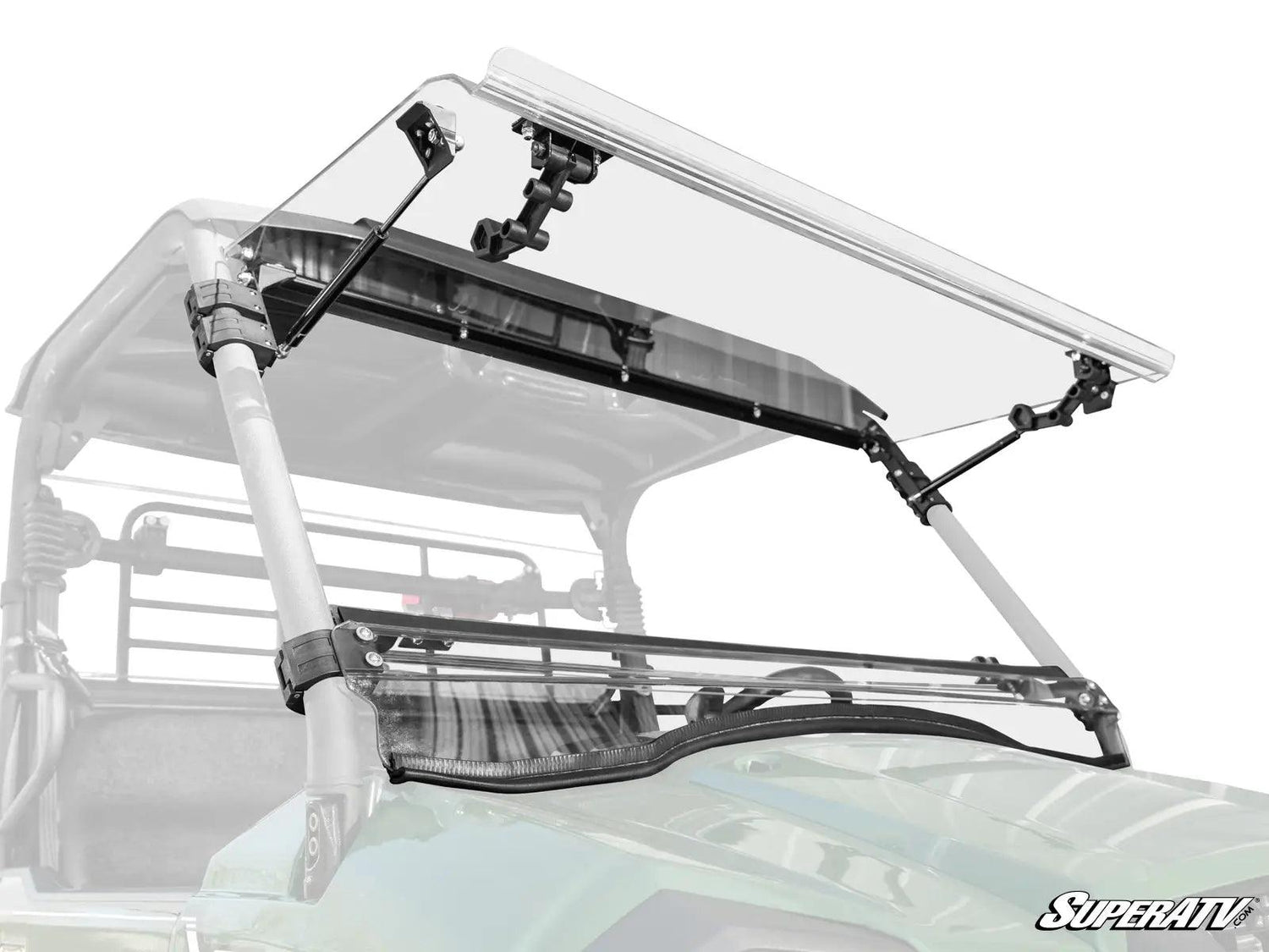 Kawasaki Mule Pro-MX Flip Windshield by Super ATV - AWESOMEOFFROAD.COM