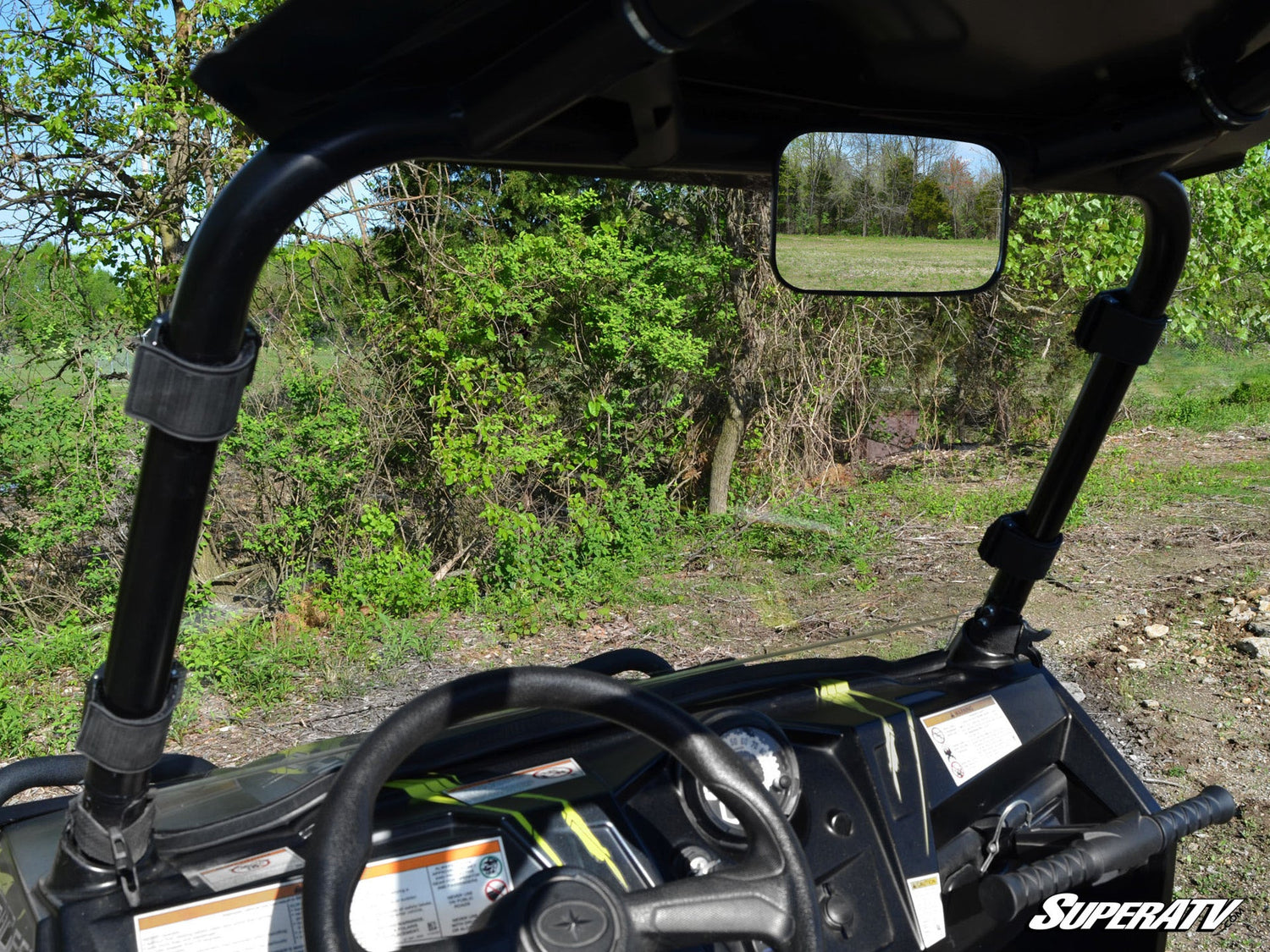 Polaris RZR Full Windshield Scratch Resistant Polycarbonate - Clear