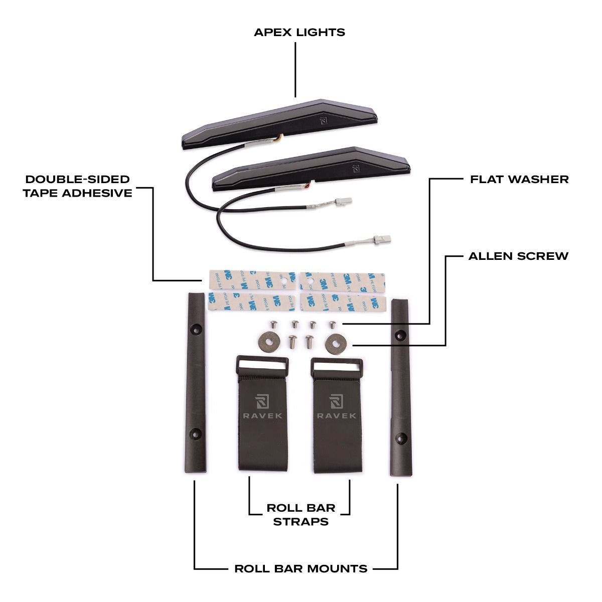 Polaris RZR XP 2024+ Apex Turn Signal Kit