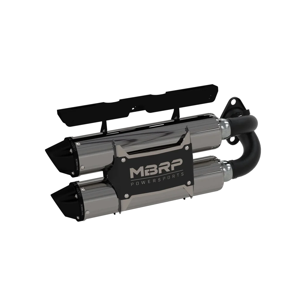 MBRP Performance Series Dual Slip-On Exhaust – Polaris RZR XP 1000 & RS1 – AT-9522PT