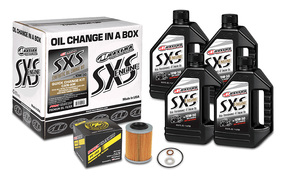 Sxs Quick Change Kit 10w50 With Oil Filter Can Am