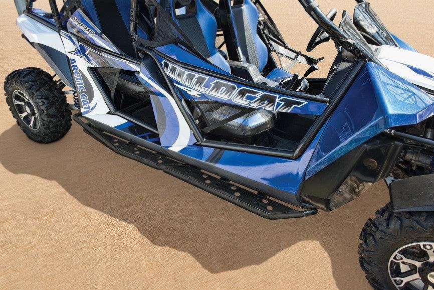 Arctic Steel Step Rail Extensions (Rear) - Wildcat 4 - AWESOMEOFFROAD.COM