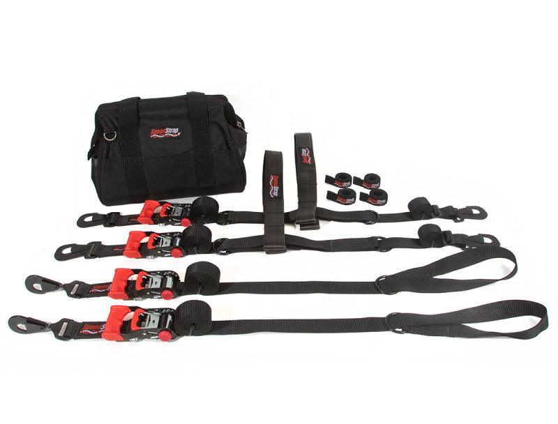 SpeedStrap Ultimate UTV Tire Bonnet Kit - Black - AWESOMEOFFROAD.COM