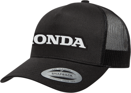 FACTORY EFFEX Honda Core Hat - Black - One Size 25-86302 - AWESOMEOFFROAD.COM