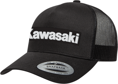 FACTORY EFFEX Kawasaki Core Hat - Black - One Size 25-86102 - AWESOMEOFFROAD.COM