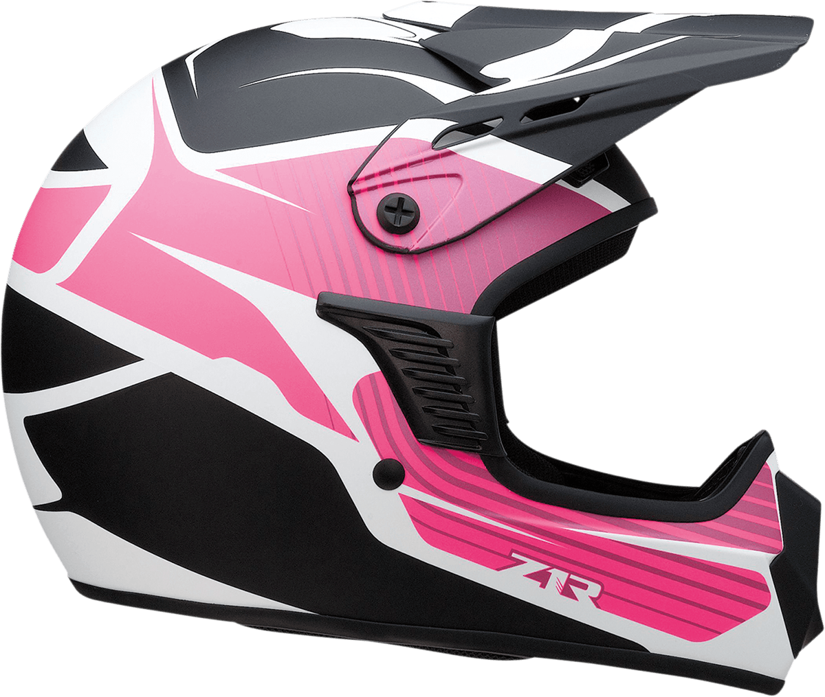 Z1R Child Rise Helmet - Flame - Pink - L/XL 0111-1438 - AWESOMEOFFROAD.COM
