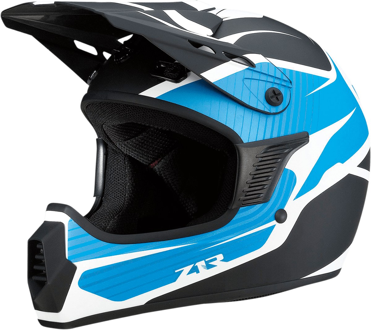 Z1R Child Rise Helmet - Flame - Blue - L/XL 0111-1436 - AWESOMEOFFROAD.COM