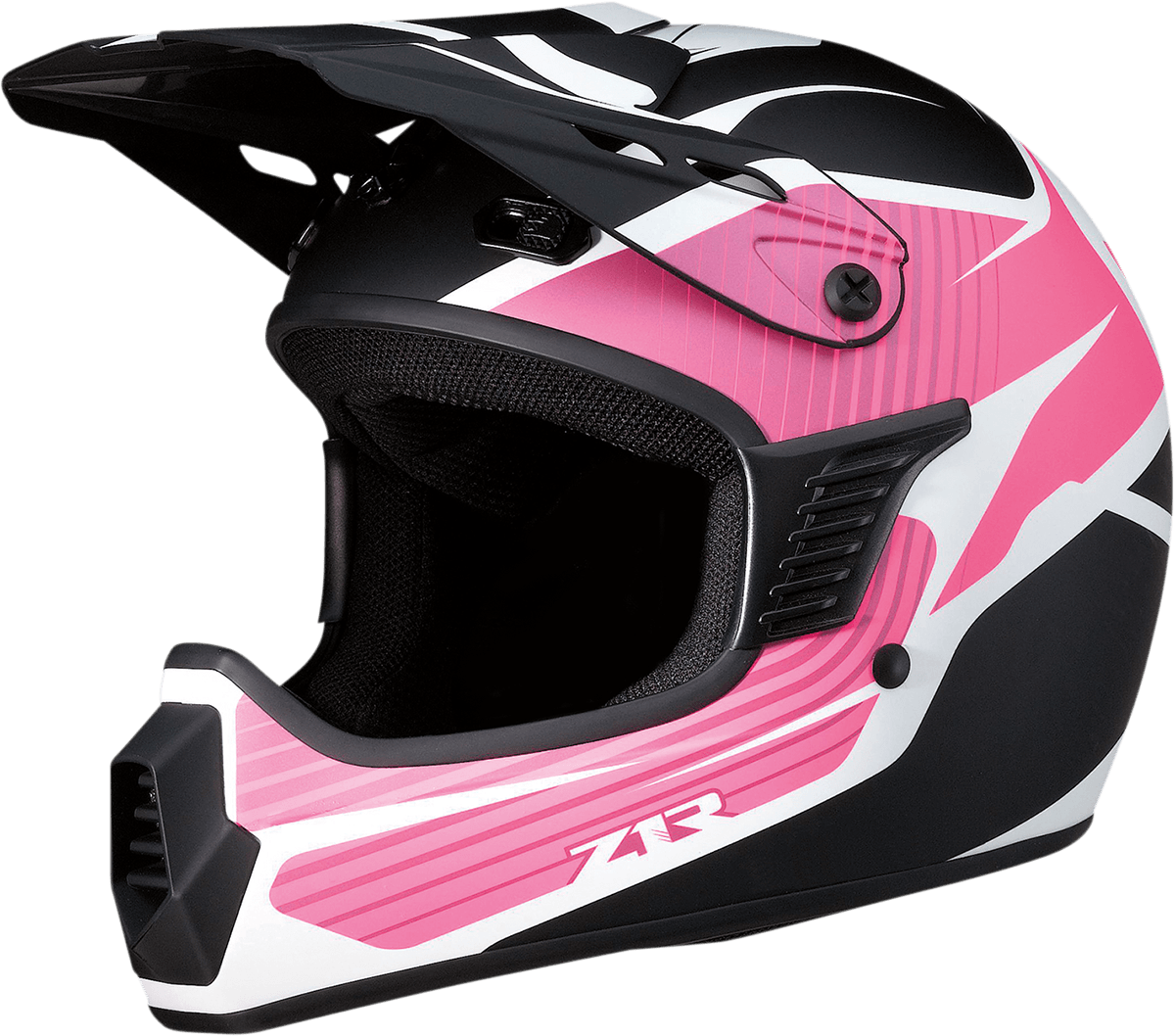 Z1R Child Rise Helmet - Flame - Pink - L/XL 0111-1438 - AWESOMEOFFROAD.COM