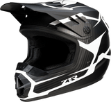 Z1R Youth Rise Helmet - Flame - Black - Medium 0111-1440