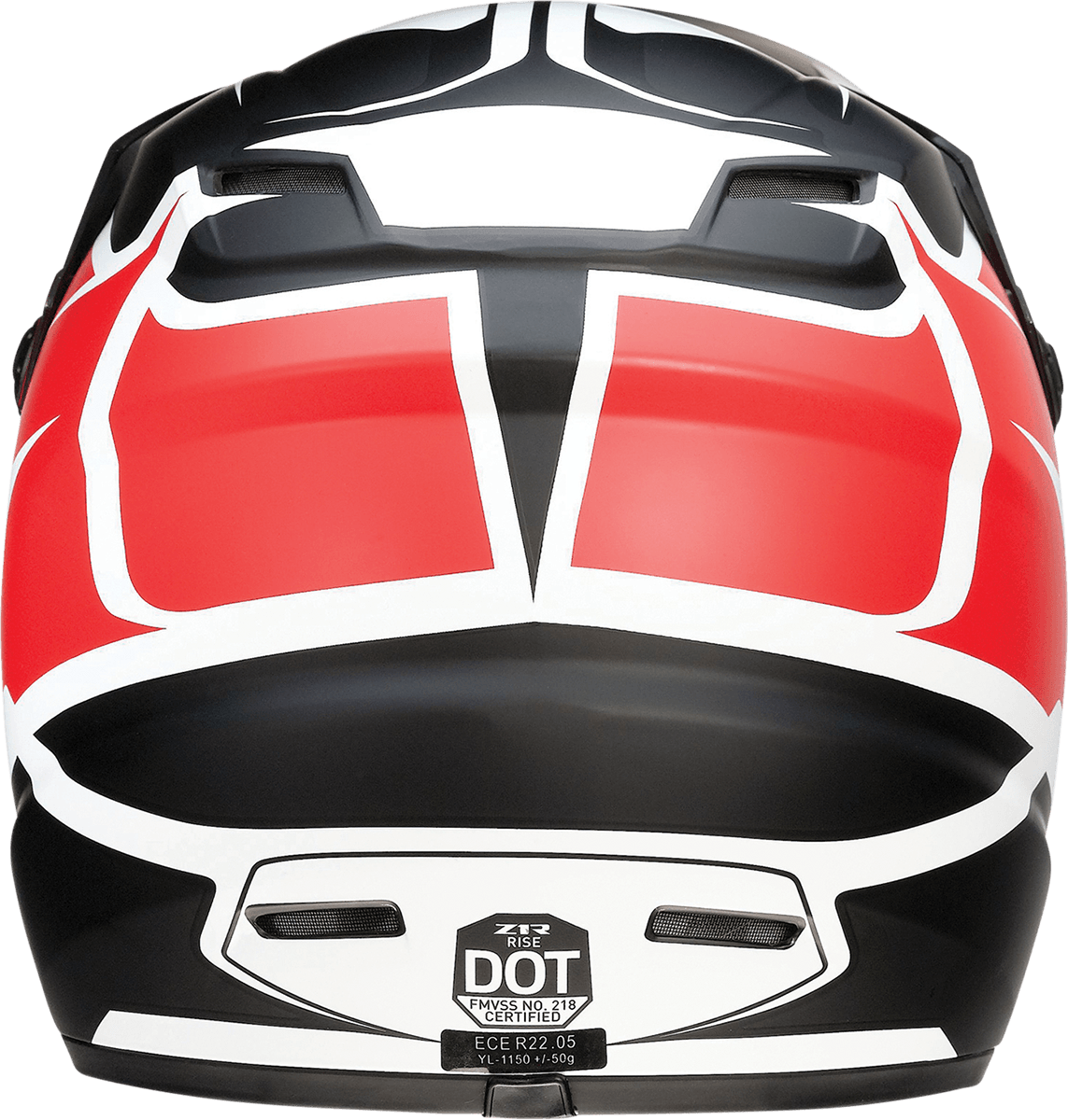 Z1R Youth Rise Helmet - Flame - Red - Small 0111-1445 - AWESOMEOFFROAD.COM