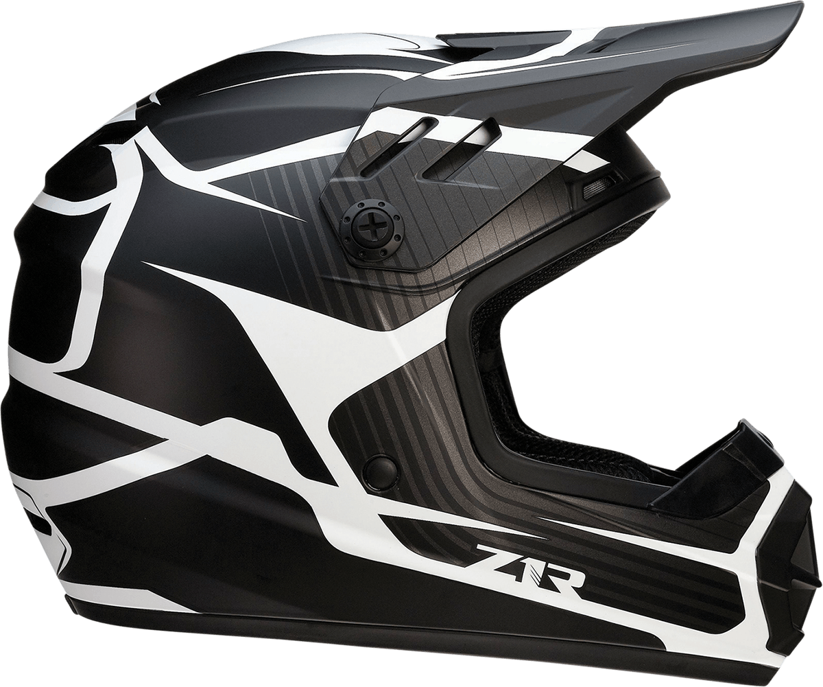 Z1R Youth Rise Helmet - Flame - Black - Small 0111-1439