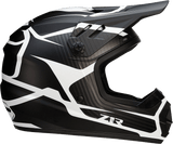 Z1R Youth Rise Helmet - Flame - Black - Medium 0111-1440