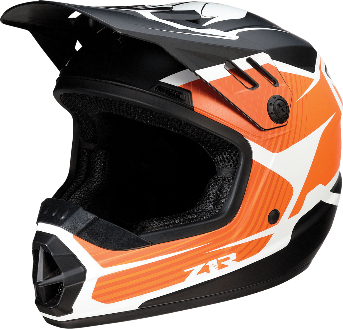 Z1R Youth Rise Helmet - Flame - Orange - Large 0111-1444