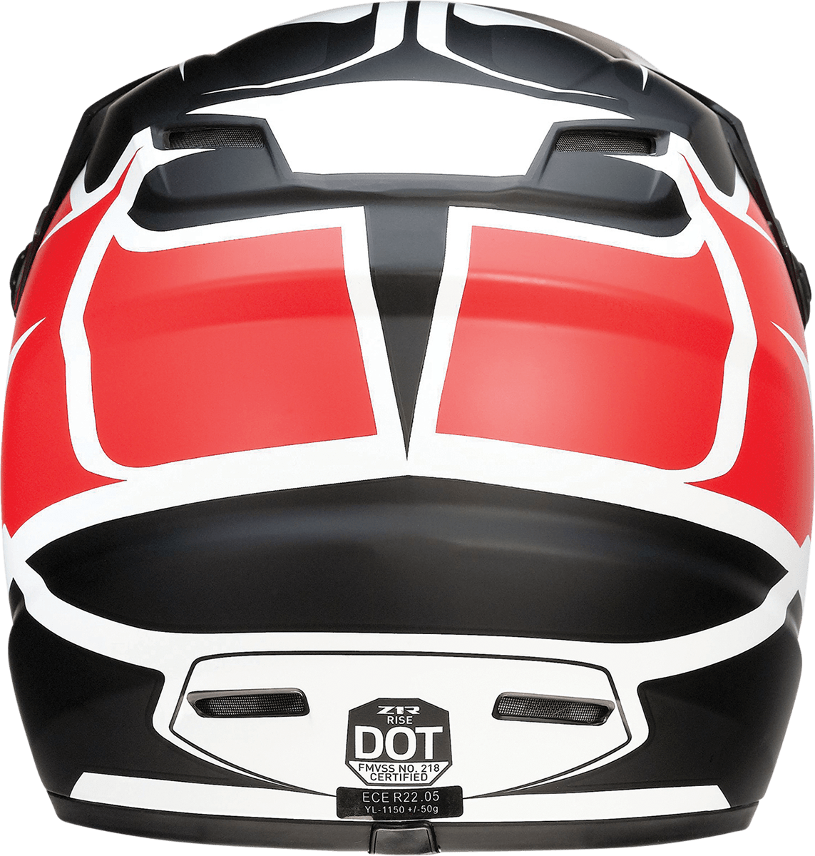 Z1R Youth Rise Helmet - Flame - Red - Large 0111-1447
