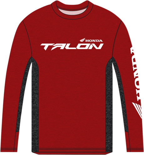 HONDA APPAREL Honda Talon Long-Sleeve T-Shirt - Red - AWESOMEOFFROAD.COM