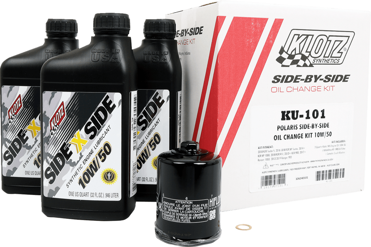 KLOTZ OIL Polaris SxS - 10W/50 'KU-101 - AWESOMEOFFROAD.COM