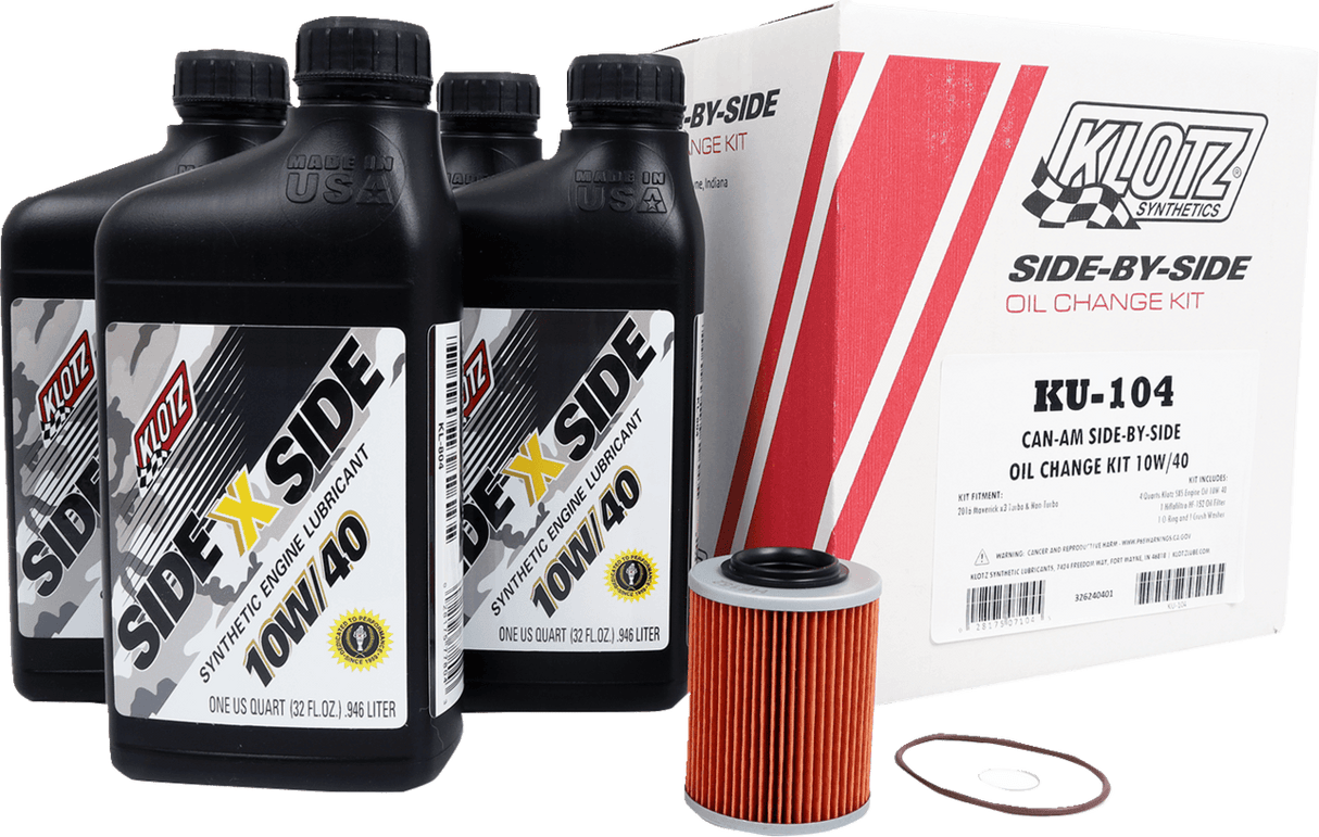 KLOTZ OIL Can-Am SXS - 10W/40 'KU-104 - AWESOMEOFFROAD.COM