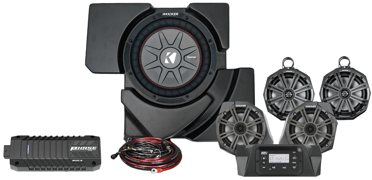 5 Speaker Plug And Play Kit Kicker - AWESOMEOFFROAD.COM