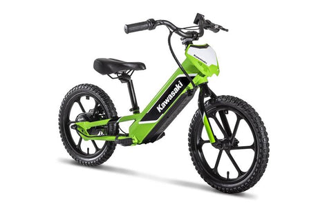 2023 Kawasaki Elektrode Electric Balance Bike - AWESOMEOFFROAD.COM