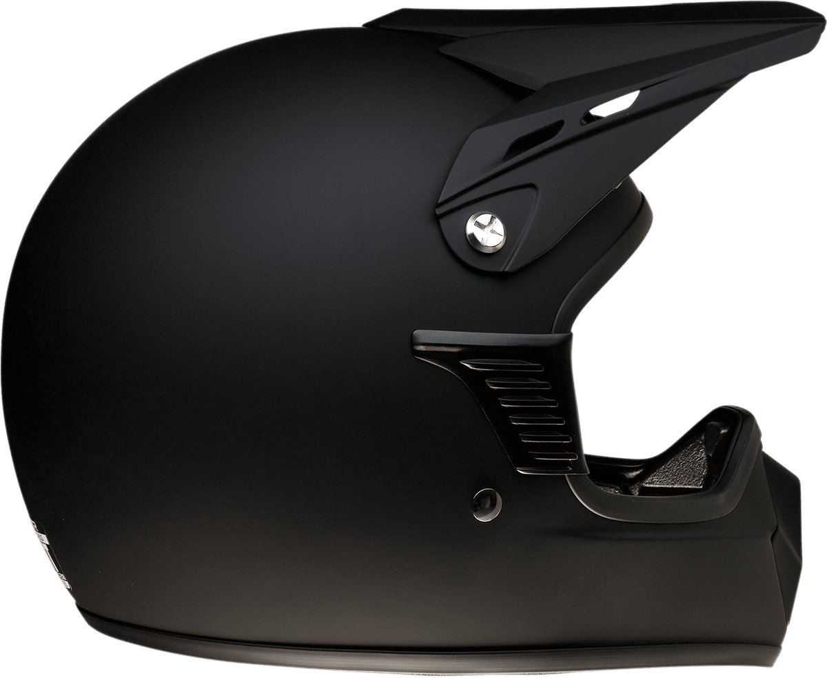 Z1R Child Rise Helmet - Flat Black - L/XL 0101-10762 - AWESOMEOFFROAD.COM