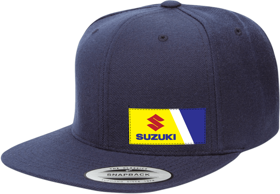 FACTORY EFFEX Suzuki Wedge Hat - Navy 23-86400