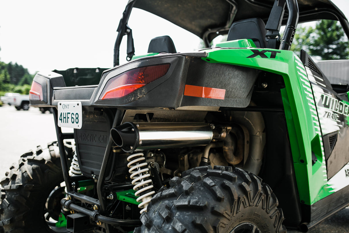 MBRP Single Slip-on Muffler for Wildcat Trail - AWESOMEOFFROAD.COM