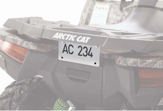 License Plate Kit for Wildcat XX - AWESOMEOFFROAD.COM