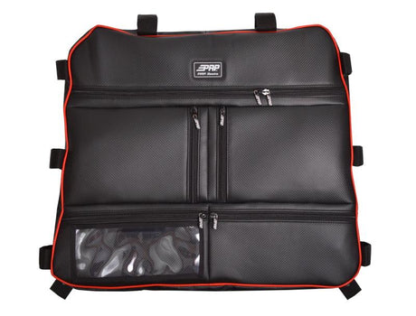 PRP Rzr Ovrhead Bag Carb Fbr/Rd Ea - AWESOMEOFFROAD.COM