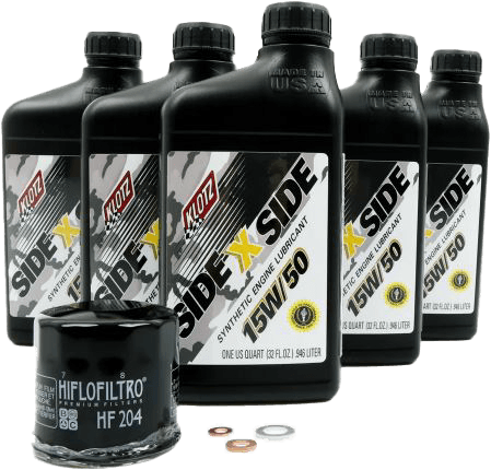 Side X Side Oil Change Kit 15w50 With Oil Filter Yamaha - AWESOMEOFFROAD.COM