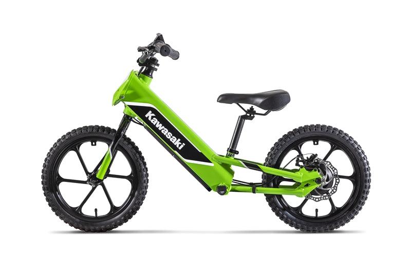 2023 Kawasaki Elektrode Electric Balance Bike - AWESOMEOFFROAD.COM