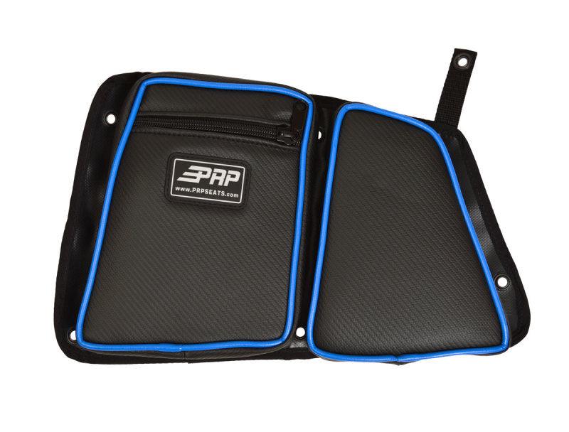 PRP Polaris RZR Rear Door Bag with Knee Pad for Polaris RZR (Driver Side)- Blue - AWESOMEOFFROAD.COM