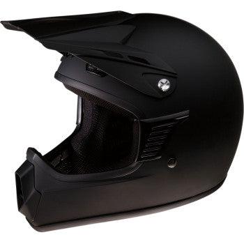 Z1R Child Rise Helmet - Flat Black - L/XL 0101-10762 - AWESOMEOFFROAD.COM