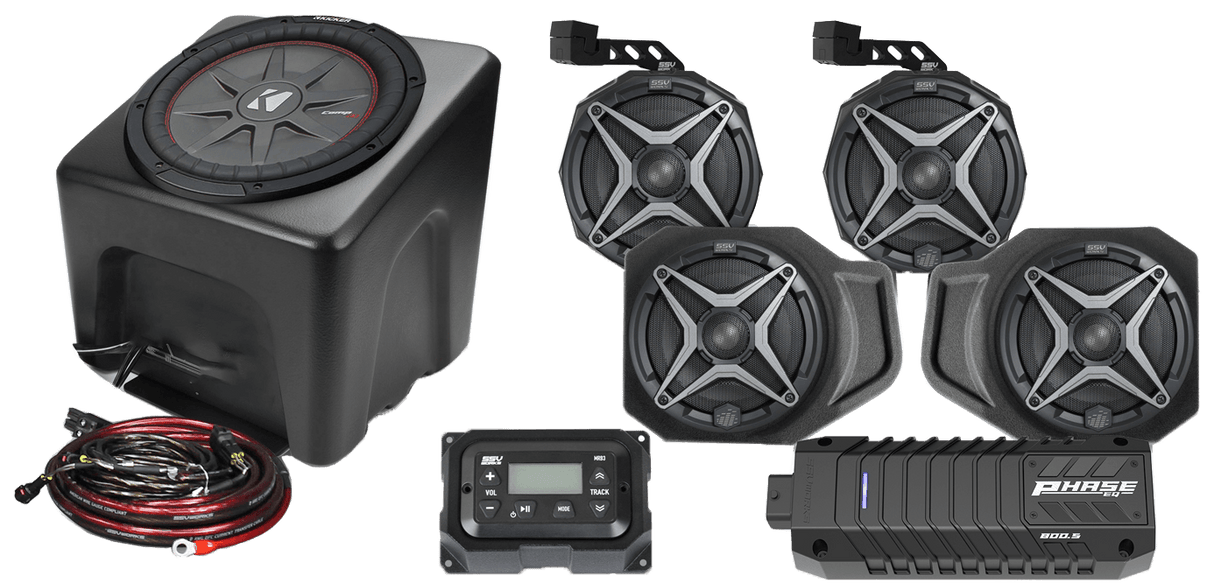 2 Speaker Plug And Play Kit - AWESOMEOFFROAD.COM