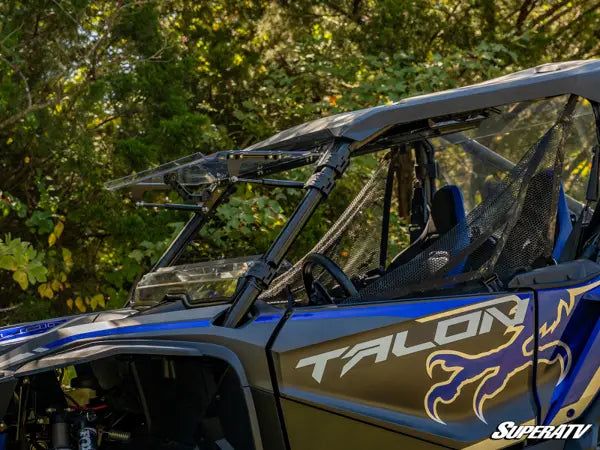 HONDA TALON 1000 SCRATCH RESISTANT FLIP WINDSHIELD - AWESOMEOFFROAD.COM