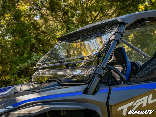 HONDA TALON 1000 SCRATCH RESISTANT FLIP WINDSHIELD - AWESOMEOFFROAD.COM