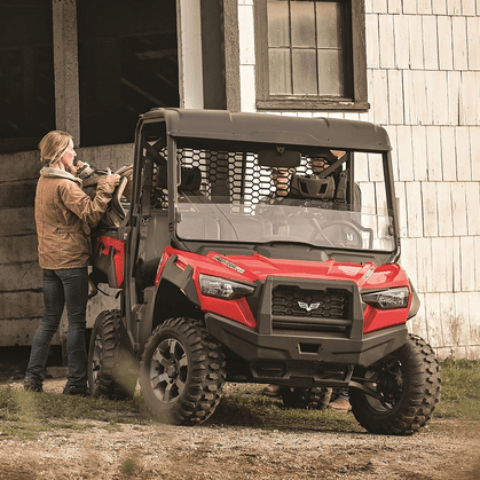 Arctic Cat/Textron Off Road Economy Half Windshield for Prowler Pro - AWESOMEOFFROAD.COM