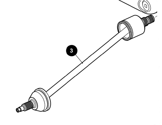 Arctic Cat Havoc Rear Axle - AWESOMEOFFROAD.COM