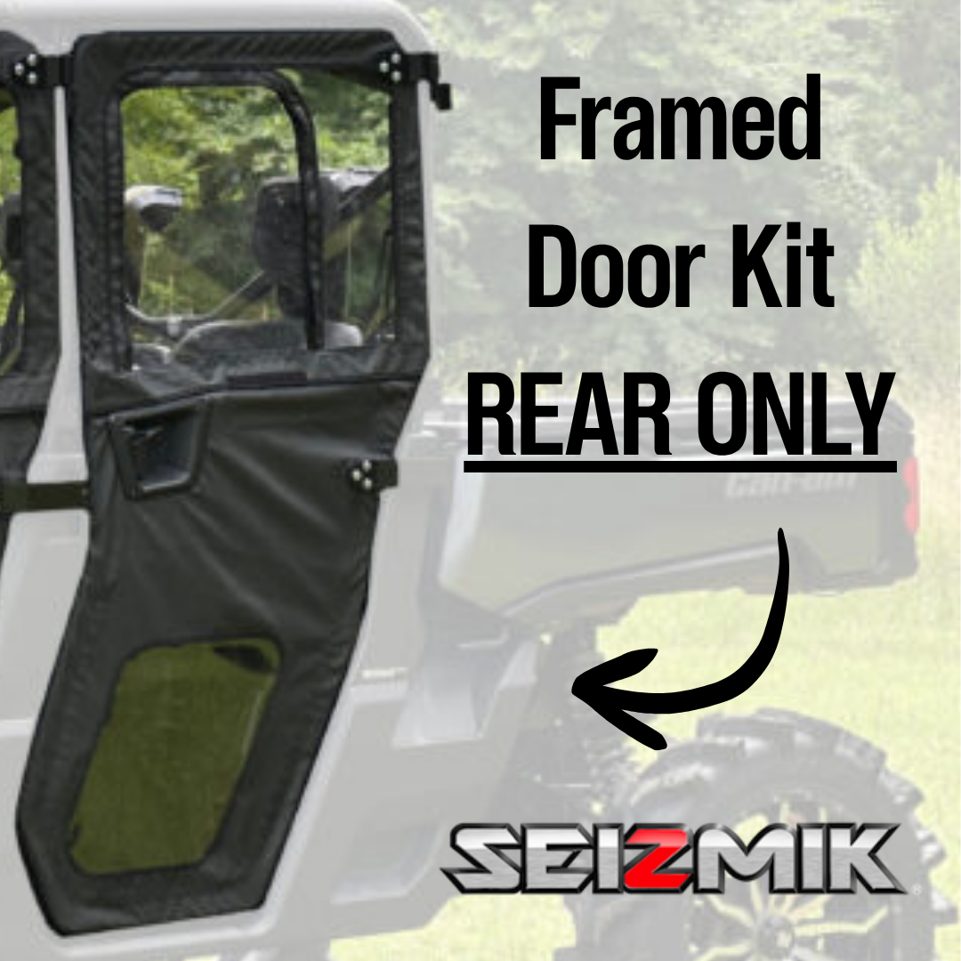 Can-Am Defender MAX Rear Framed Door Kit HD9 & HD10