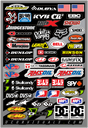 D'COR VISUALS MX Decal Sheet - Misc. Logo 40-90-105