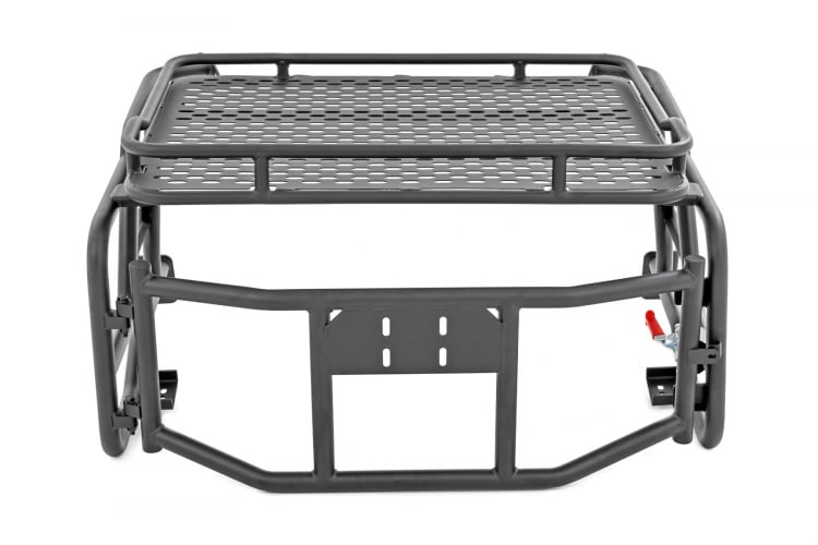 Tubular Rear Cargo Rack | Spare Tire Mount | Polaris RZR XP 1000