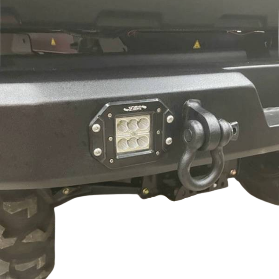Can-Am Defender Rear Bumper- Heavy Duty Premium Bumper with Lights and Wiring