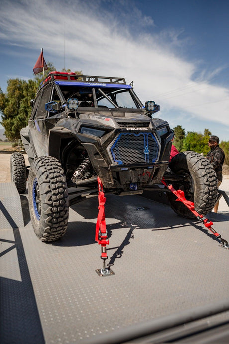 SpeedStrap 1 1/2In UTV Tie-Down Kit - Red - AWESOMEOFFROAD.COM