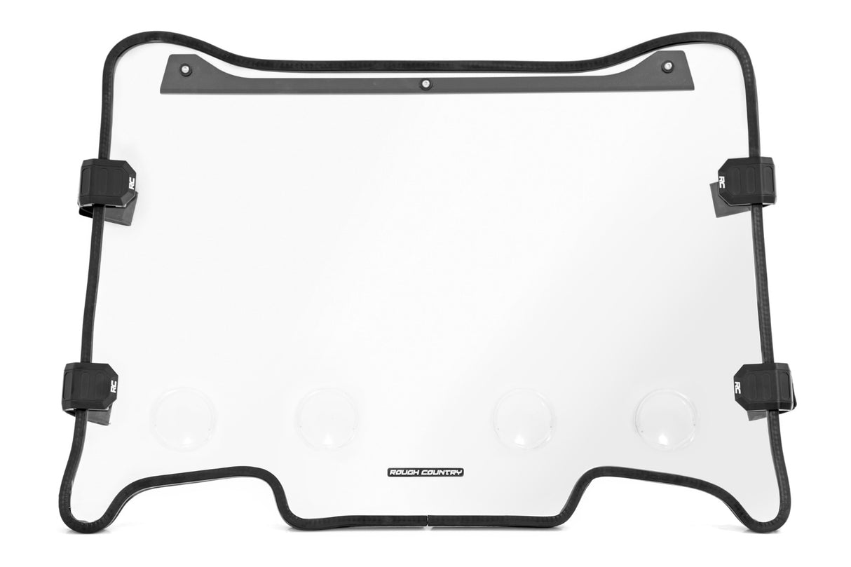 Vented Full Windshield | Scratch Resistant | Polaris RZR Turbo S