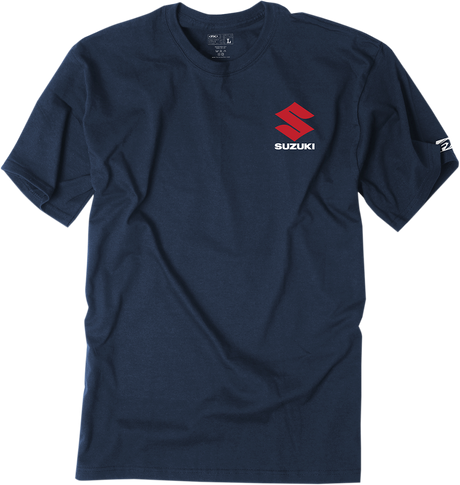 FACTORY EFFEX Suzuki Shutter T-Shirt - Navy - Large 20-87404