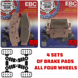 EBC Front Brake Pads Full Set for Kawasaki Teryx KRX 1000