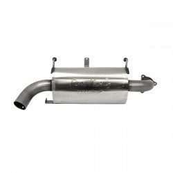 Single Slip On System W/ Oval Sport Muffler Chrome