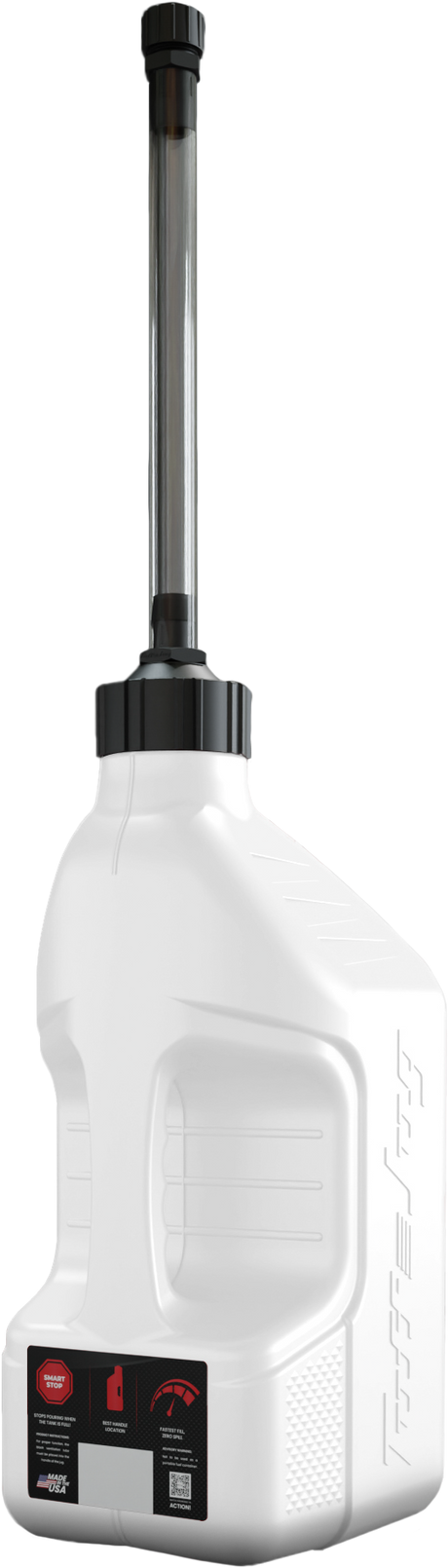 Utility Container White W/ Autostop Spout 2.5 Gal