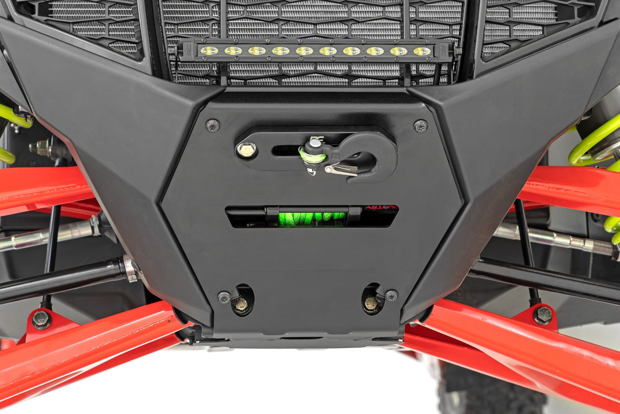 LED Light | Winch Mount | RS6500S | 10" Black Slimline | Polaris RZR Pro R